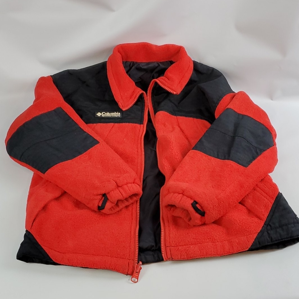 Size 10/12 columbia jacket coat fleece boys black
